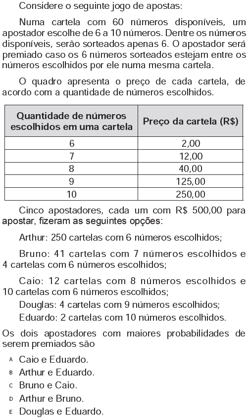 Probabilidade (ENEM) - Blog Do Prof. H