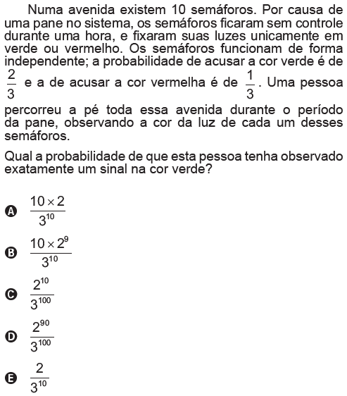 Probabilidade (ENEM) - Blog Do Prof. H